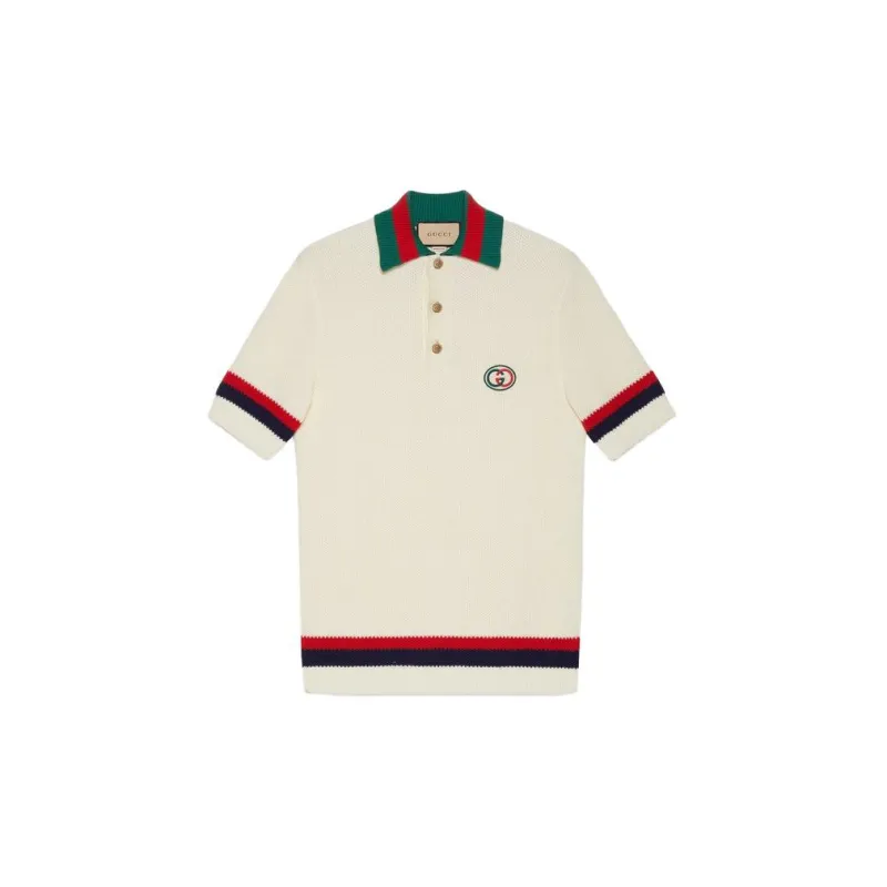 GUCCI Polo Shirts Men Ivory-6