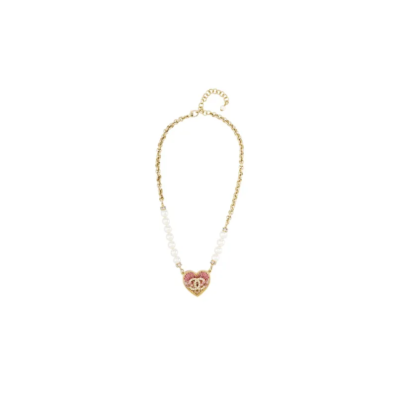 CHANEL Necklaces Women's Gold-2