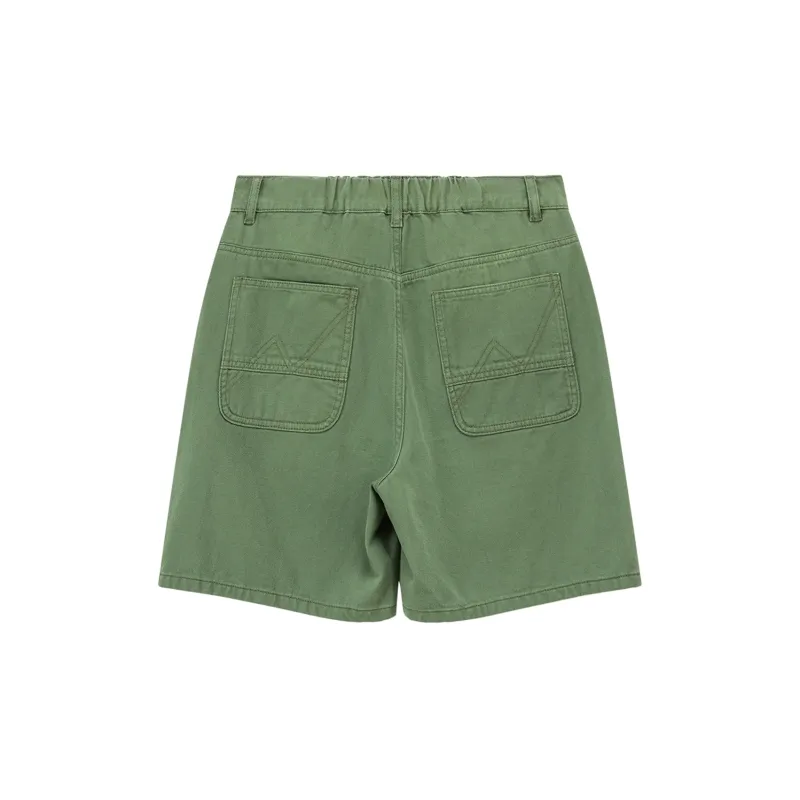 NO ONE ELSE Casual Shorts Women's Army Green-1