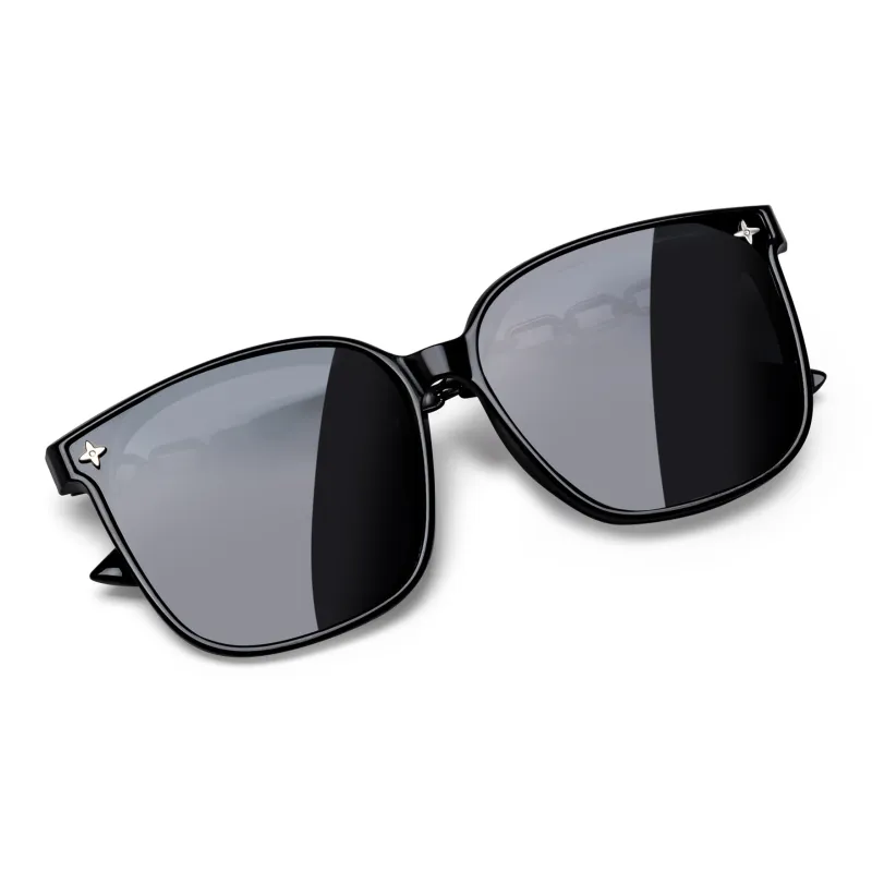 ERROR Plate Frame Square Sunglasses Unisex-8