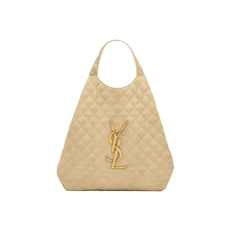 SAINT LAURENT Suede Handbag Tubas Women's Light Umber-0