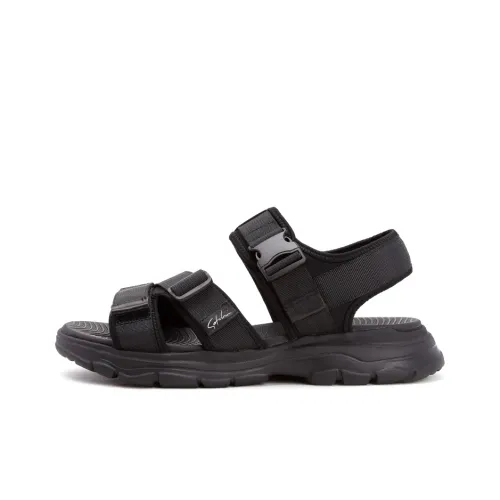 Satchi Beach Sandals Men Black