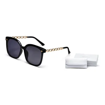ERROR Plate Frame Square Sunglasses Unisex