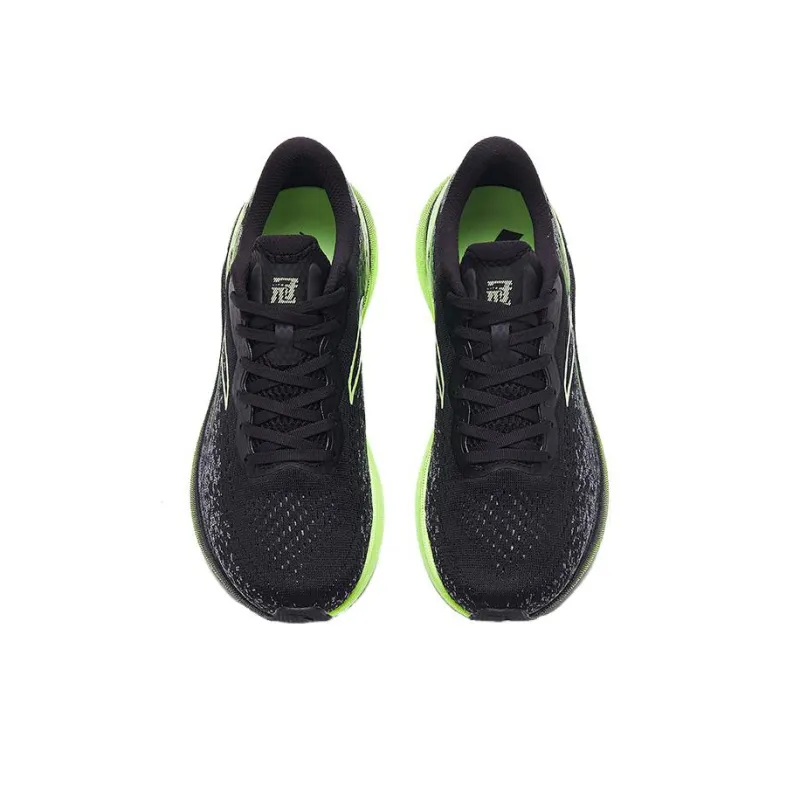Anta Champion Running Shoes Lite Cushioning Anti Slip And Wear Resistant Low Top Running Shoes Men's Black Green-2