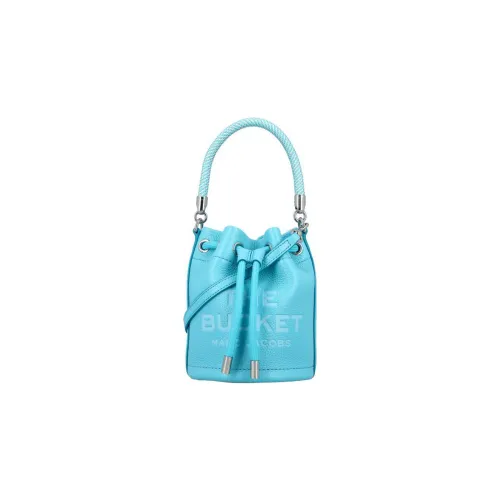 MARC JACOBS Cow Leather Shoulder bag Canvas Crossbody bag Canvas Handbag Canvas Women's Light Blue