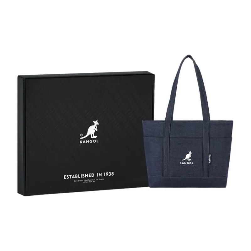 KANGOL Canvas Canvas Bag Tote Bag Shopping Bag Shoulder Bag Unisex Multicolor-7