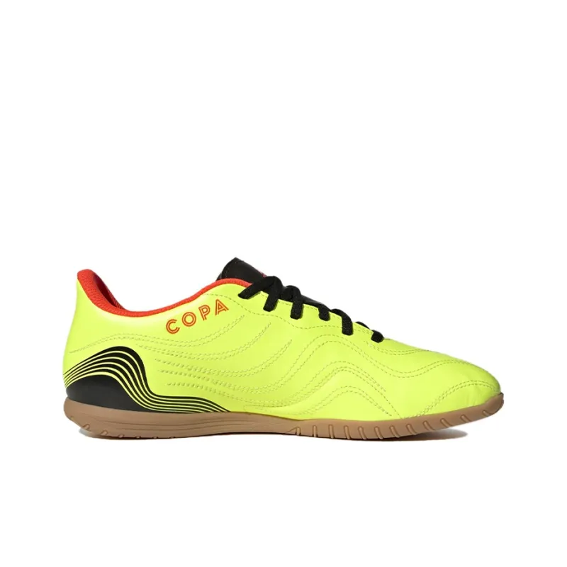 Adidas Copa Sense.4 Anti-Slip Wear-Resistant Soccer Shoes Men's Yellow Black-1