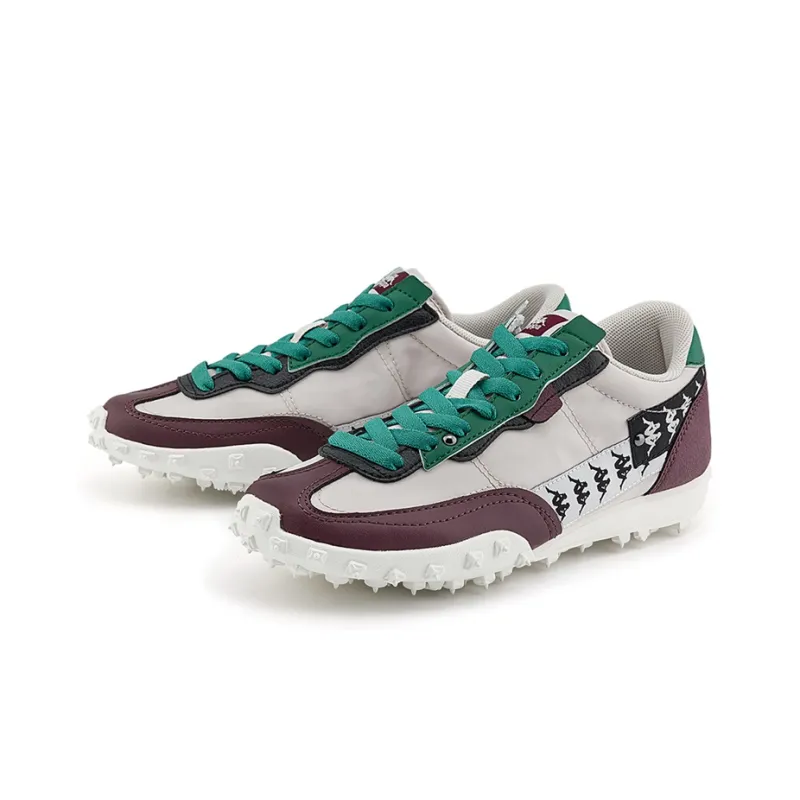 Kappa Slip Resistant Low Top Casual Running Shoes Unisex Moon Gray-3