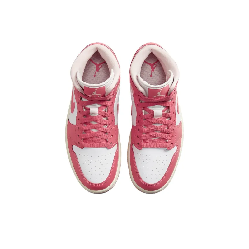 Jordan 1 Mid Strawberries And Cream Women's-3