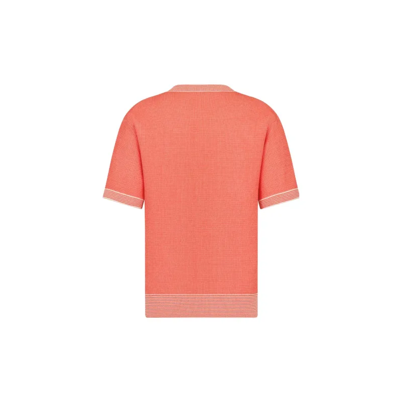 DIOR SS23 T Shirt Men's Coral Red-1