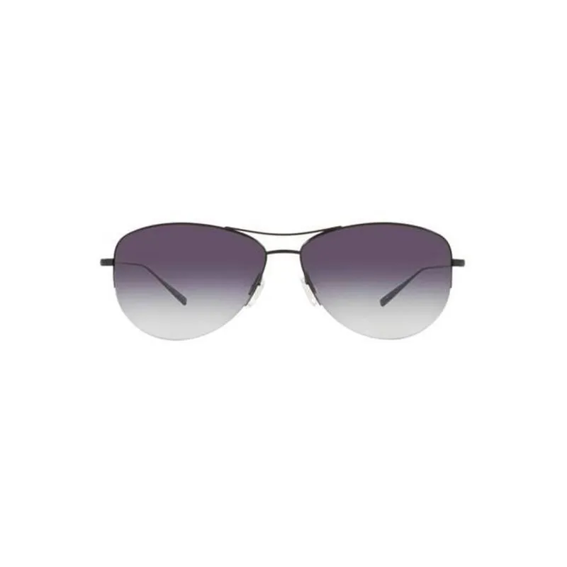 Oliver Peoples Aviator Sunglasses Men's Black-1
