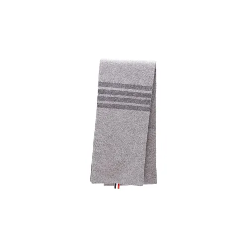 THOM BROWNE 4-Bar Ribbed Scarf