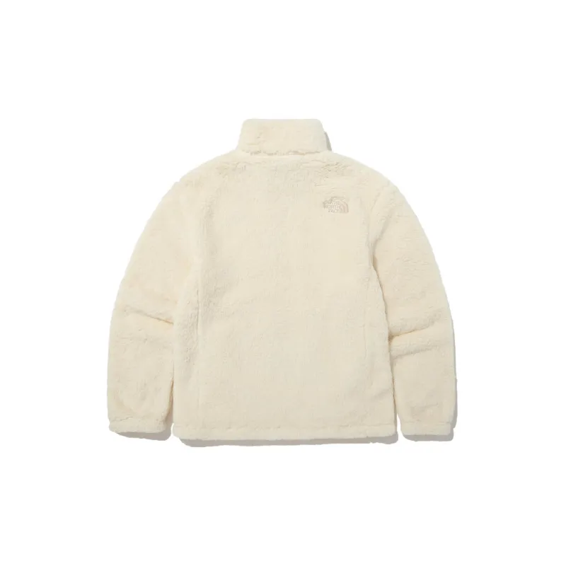 THE NORTH FACE Comfy Flex Zip Up Fleece Jacket Cream Korea Version-1
