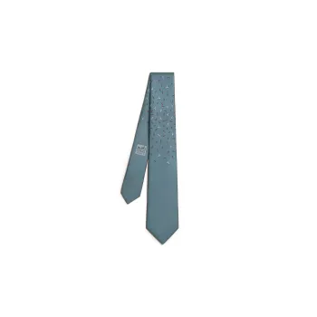 HERMES Ties Men Turquoise