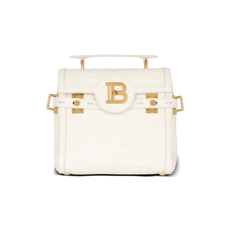 BALMAIN B-Buzz 23 Monogrammed Tote Bag-0