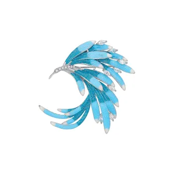 HMZ Brooches Women's Blue