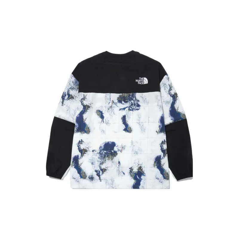 THE NORTH FACE Sweatshirt Unisex Earth Printing And Dyeing Blue-1