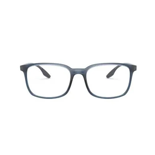 PRADA Eyeglass Frames Men Blue