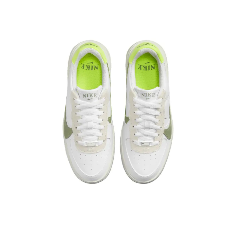 Nike Air Force 1 PLT.AF.ORM White Oil Green Women's-3