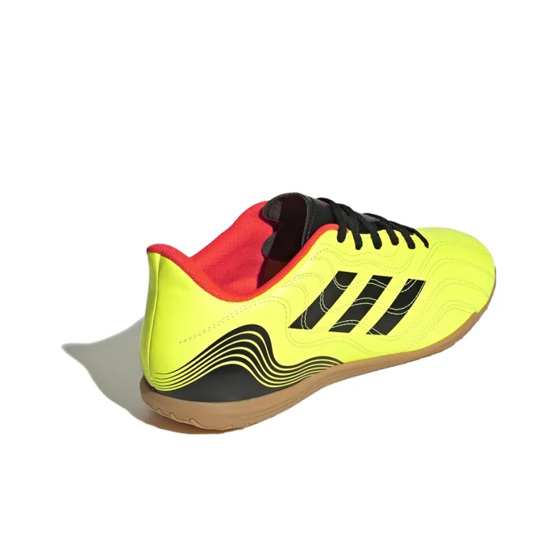 Adidas Copa Sense.4 Anti-Slip Wear-Resistant Soccer Shoes Men's Yellow Black-3