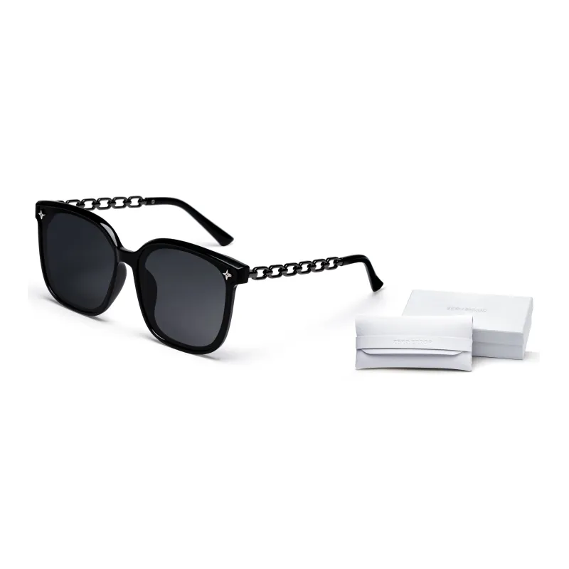 ERROR Plate Frame Square Sunglasses Unisex-6