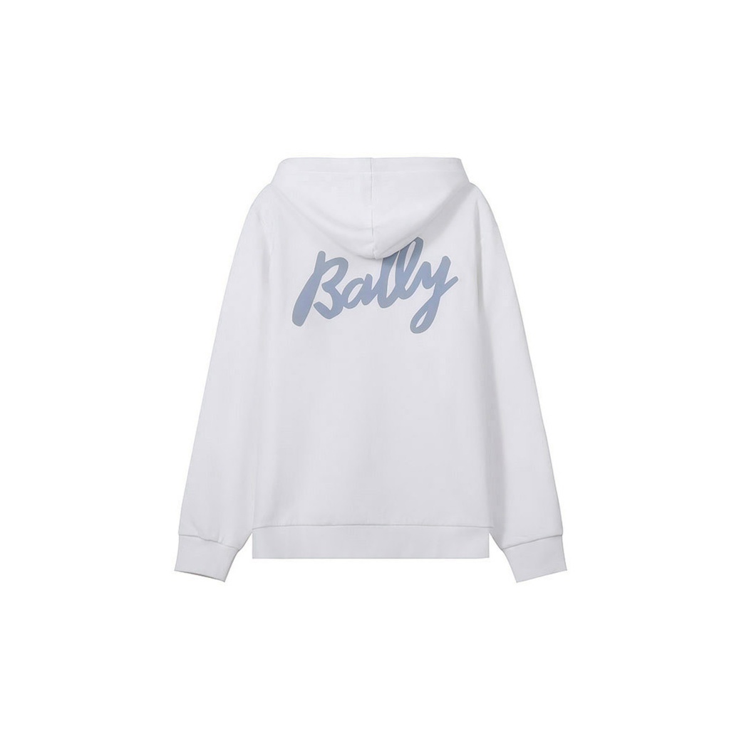【送料&関税込】Bally Sweatshirt In White Cotton BALLY Sweatshirts Men White - POIZON
