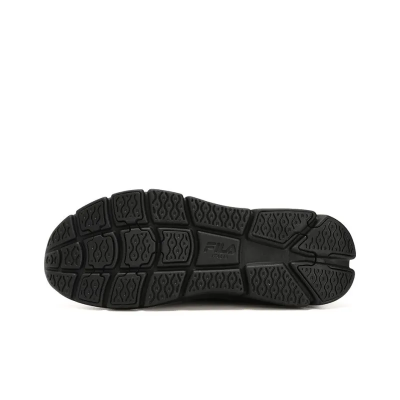 FILA Sock Anti Slip Wear Resistant Low Top Training Shoes Men's Black-5