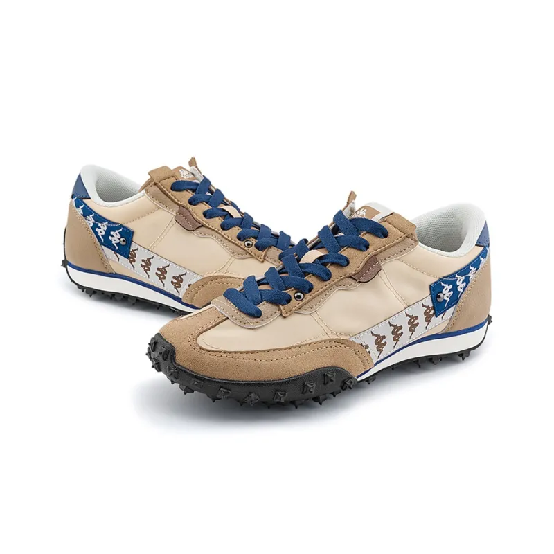 Kappa Anti Slip Wear Resistant Low Top Casual Running Shoes Unisex Yellow Blue-5