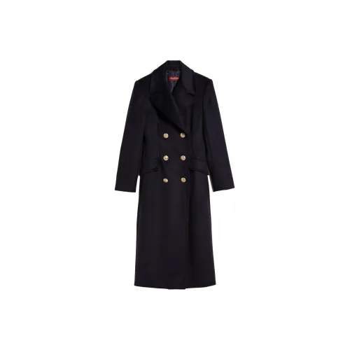 MaxMara Studio Trench Coats Women's Blue