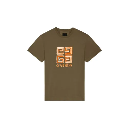 Givenchy T-Shirts Men Olive