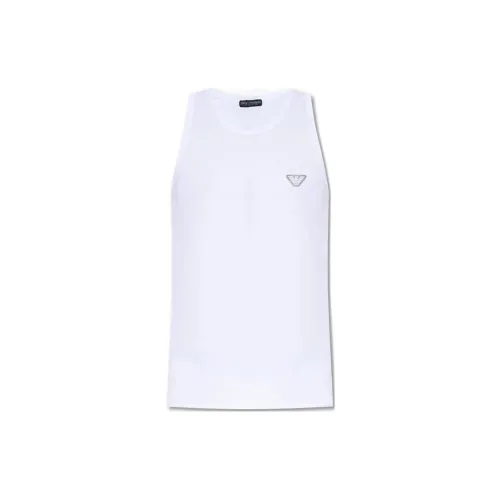 EMPORIO ARMANI Tank Tops Men White