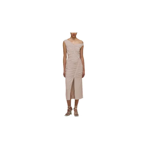 Self-portrait Sleeveless Dresses Women's Light Coffee