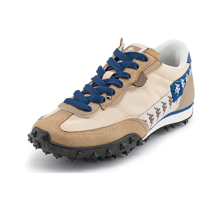 Kappa Anti Slip Wear Resistant Low Top Casual Running Shoes Unisex Yellow Blue-2