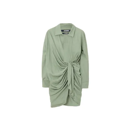 Jacquemus Long-Sleeved Dresses Women's Green