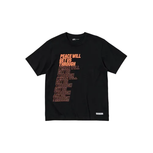 UNIQLO/UNIQLO Peace For All Series T-Shirts Unisex Black