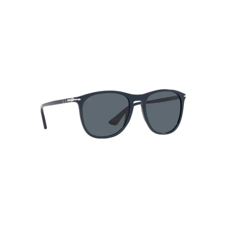 PERSOL Plate Frame Irregular Shape Sunglasses Unisex Blue-1