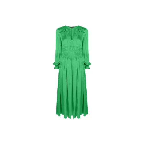 Maje Long-Sleeved Dresses Women's Bright Green