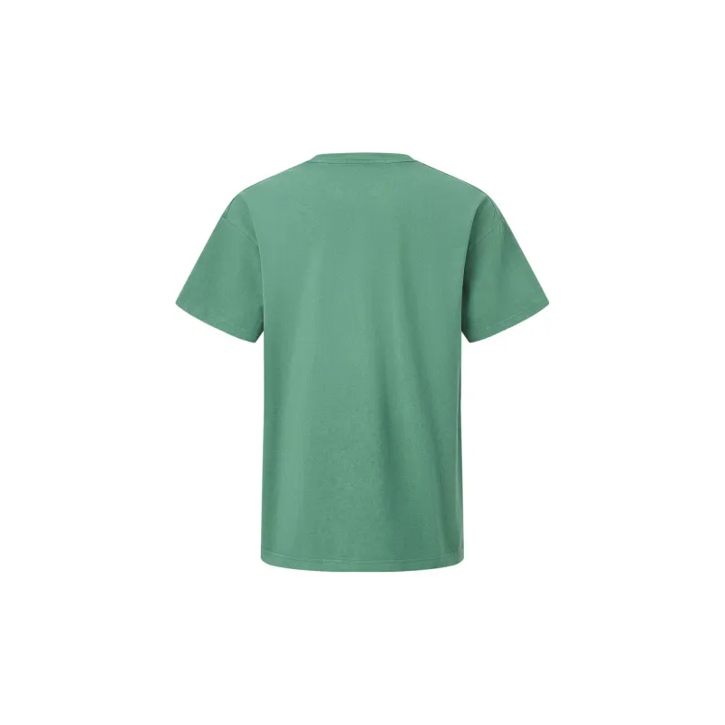 LiNing Short-Sleeved T-Shirts Unisex Deep Temple Green-1