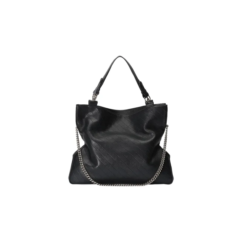 GUCCI Blondie Leather Tote Bag, Shopping Bag, Handbag Medium Size Women's Black-4