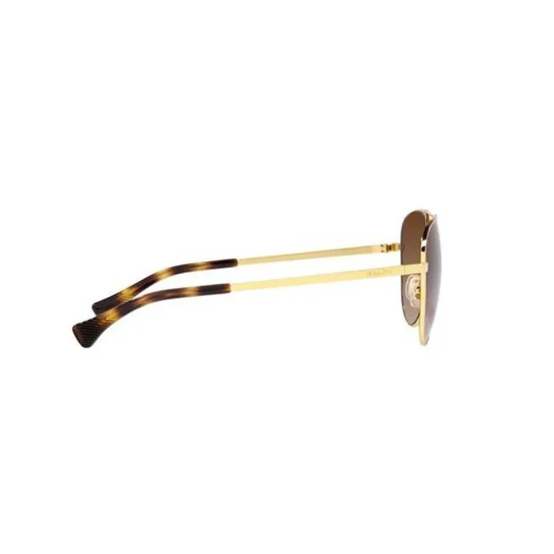 Polo Ralph Lauren Alloy Aviator Sunglasses Women's Brown-2
