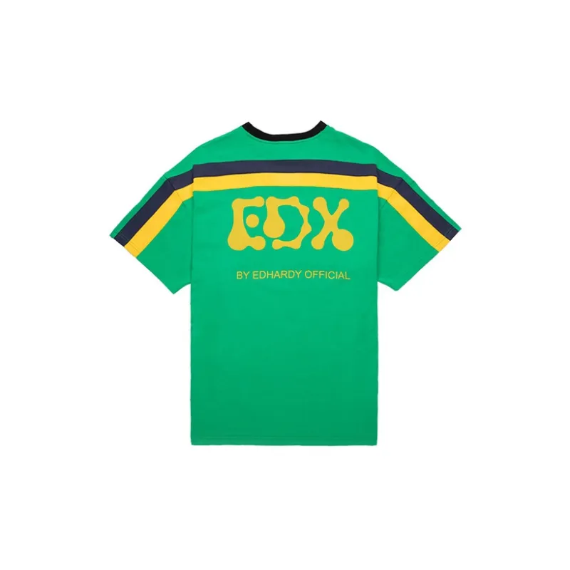 ED HARDY X T Shirts Unisex Green-1