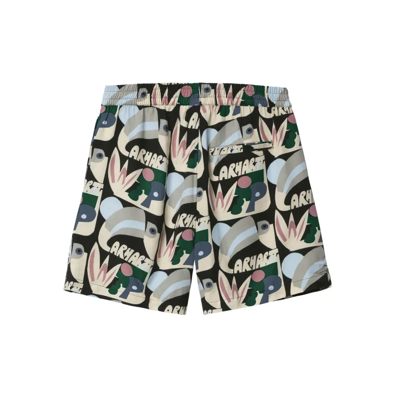 Carhartt WIP High Tide Series Casual Shorts Women's Bird Of Paradise Print-1