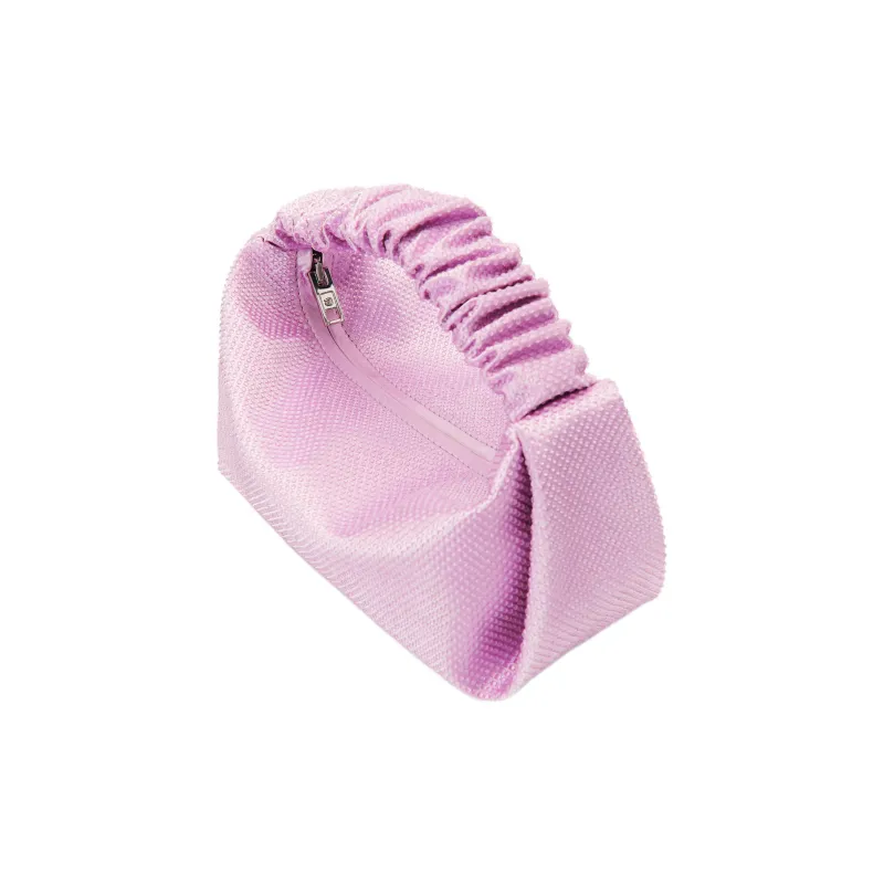 Alexander Wang Scrunchie Satin Handbag Mini Women's Purple-1
