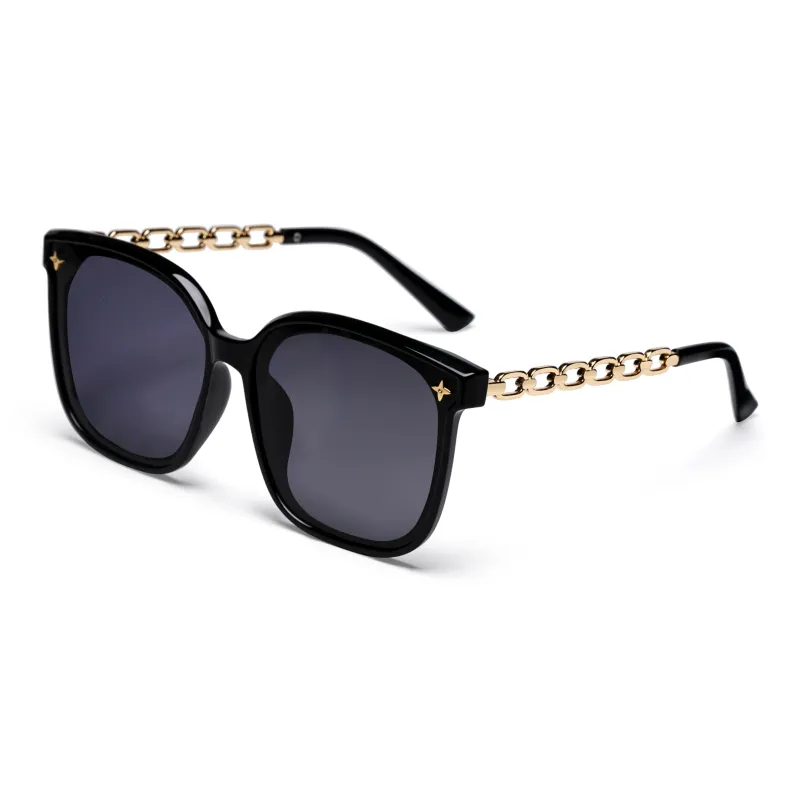 ERROR Plate Frame Square Sunglasses Unisex-1