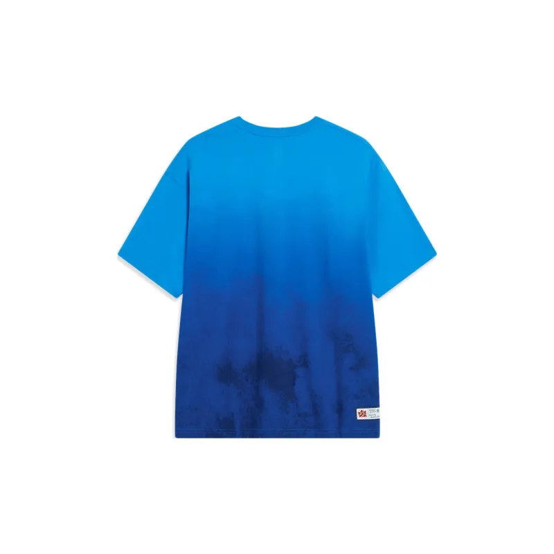 LINING Badfive T Shirts Men Interstellar Blue Gradient-1