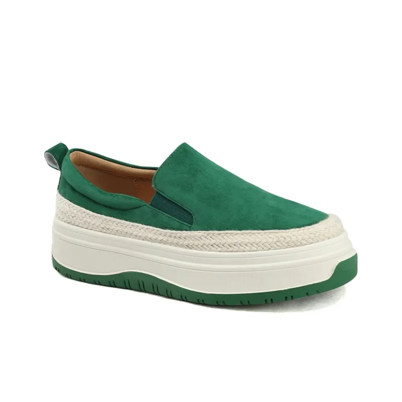 Naiyee Skateboard Shoes Women's Low Top Black/Green-1