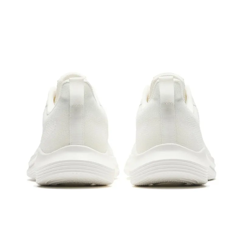 Anta Cushioning Anti Slip And Wear Resistant Low Top Running Shoes Men's White-3