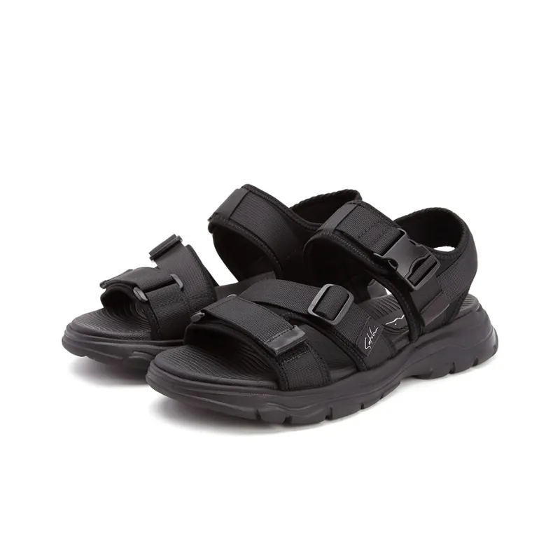 Satchi Stylish Sandals Men's Black-2