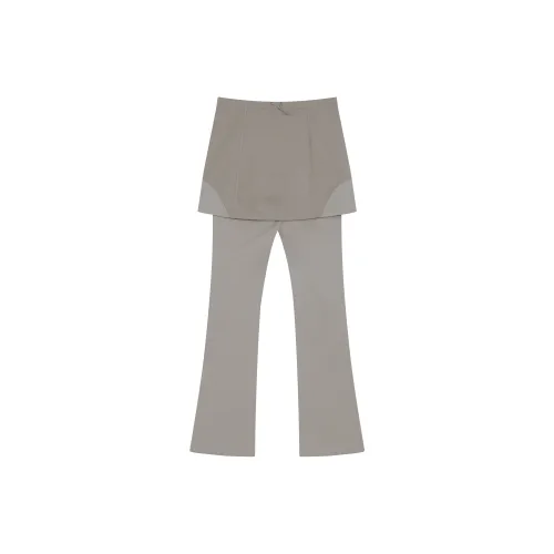 RUNTOTHEFUTURE Casual Pants Women's Ash Gray With Zinc Gray