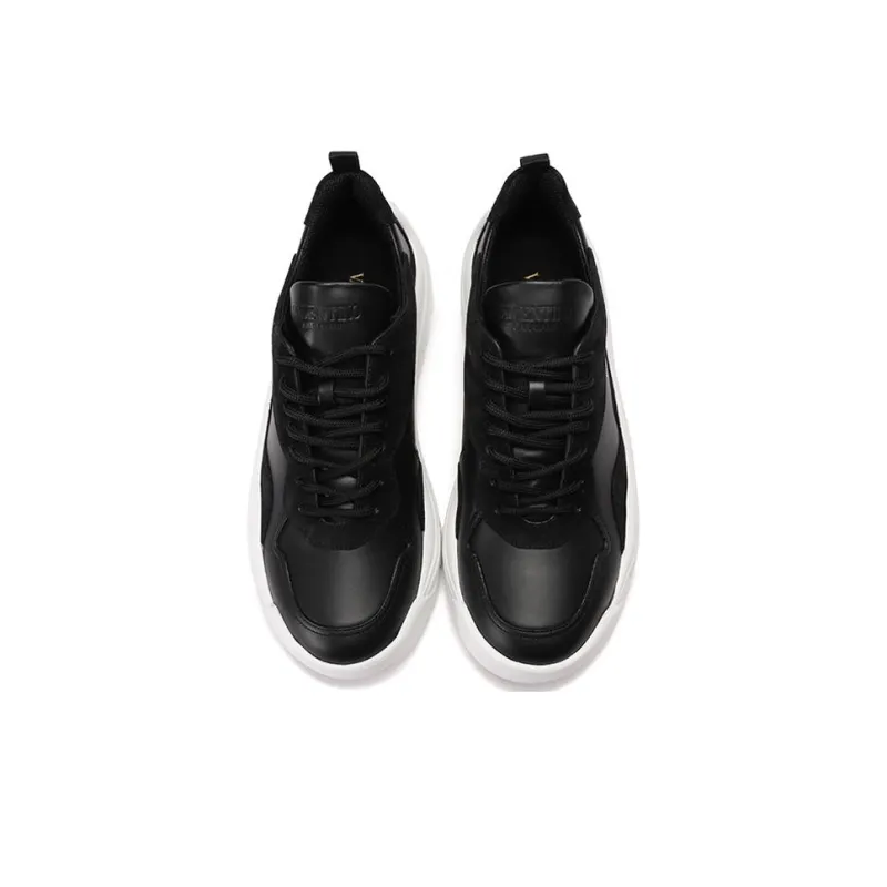 Valentino Gumboy Breathable Low Top Sports Casual Shoes Men's Black White-3